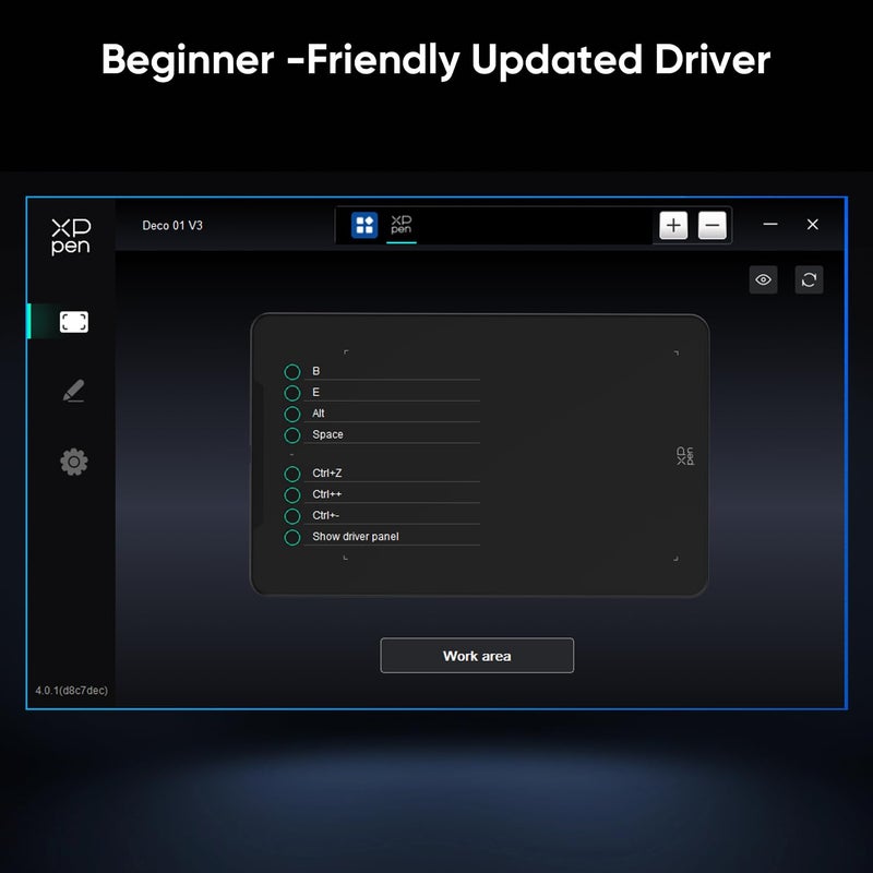 XP-PEN تابلت الرسم XPPen Deco Mini7 V2 المحدث - 16384 مستوى من الضغط مع قلم بدون بطارية، 7 × 4 لوحة رسم OSU، 8 أزرار سريعة للفن الرقمي، التعليم، الألعاب، تابلت جرافيك لجهاز Chrome، PC، Mac، Android - Image 3